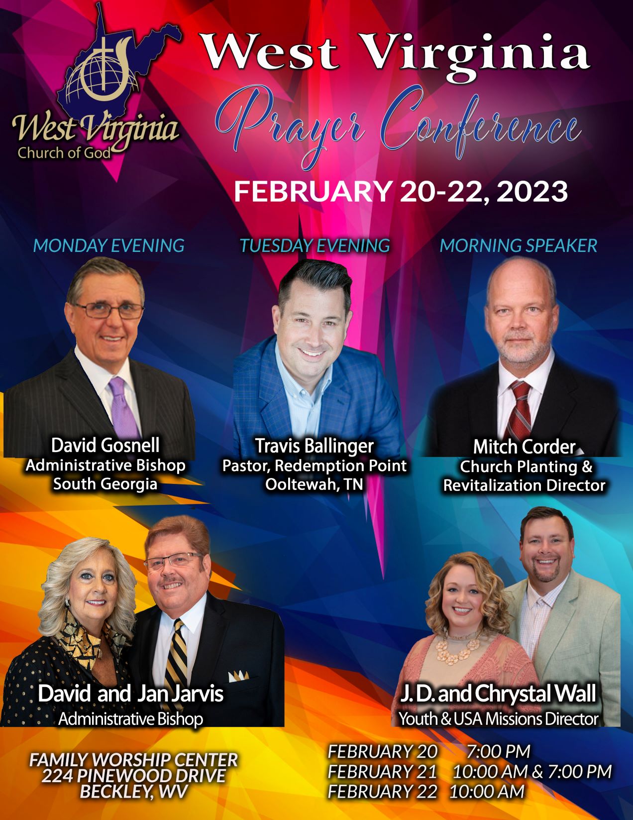 Prayer Conference February 2022, 2023 West Virginia Church of God